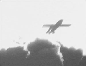 V1 flying bomb taking off