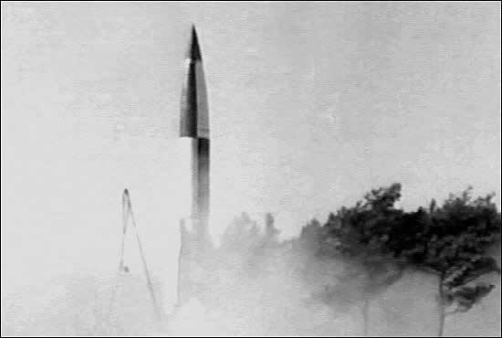 V2 rocket at launch