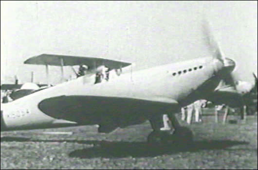 Spitfire Prototype F37/34 unpainted