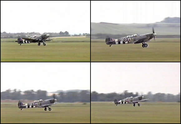 Spitfire Trainer at Take Off
